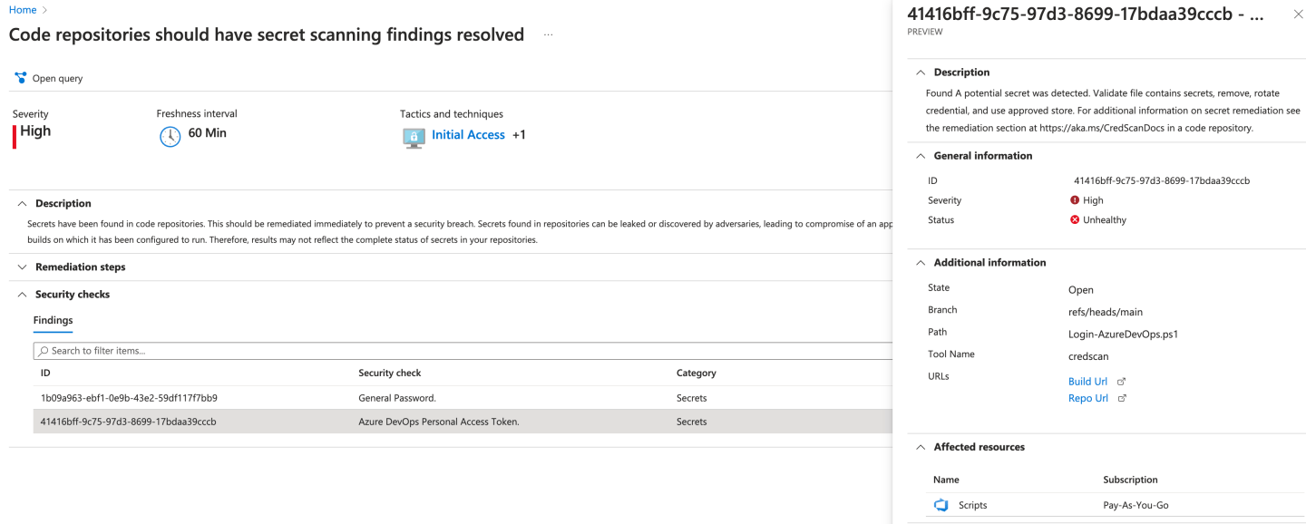 Secret scanning in Azure DevOps with Defender for DevOps – John Lokerse ...