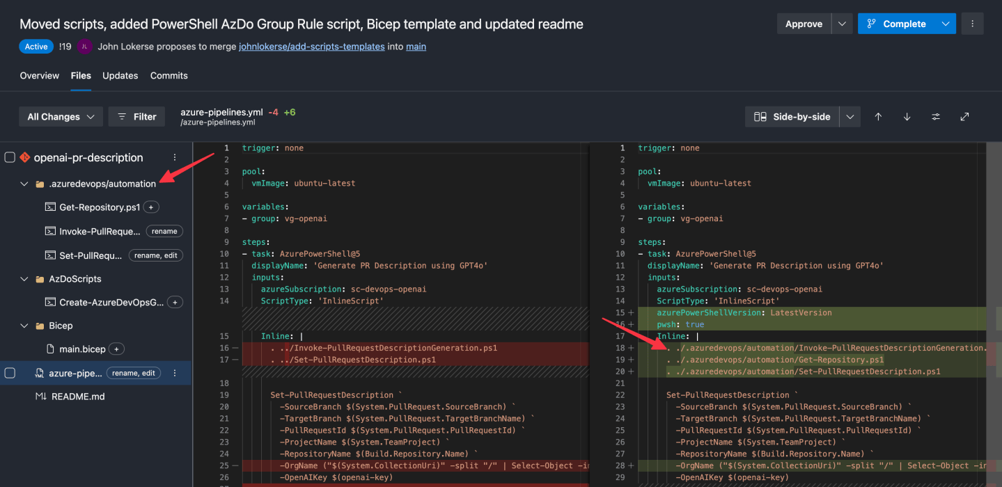 Automate pull request descriptions in Azure DevOps with Azure OpenAI ...
